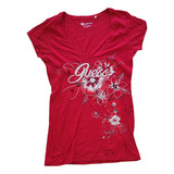 Camiseta Feminina Guess Vermelha