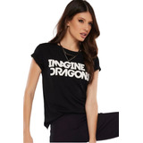 Camiseta Feminina Imagine Dragons
