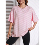Camiseta Feminina Lisa Oversized