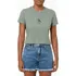 Camiseta Feminina Logo Centralizado Verde Calvin Klein Jeans