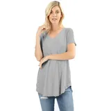 Camiseta Feminina Longline Decote