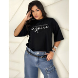 Camiseta Feminina Oversized Inspire