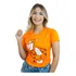 Camiseta Feminina Personagem Tigrão, Pernalonga E Piu Piu