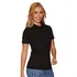Camiseta Feminina Polo Piquet Baby Look Em Malha Casual