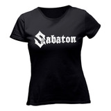 Camiseta Feminina Sabaton Banda