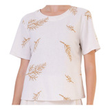 Camiseta Feminina Seiki Linho