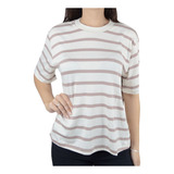 Camiseta Feminina Seiki Listrada