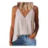 Camiseta Feminina Sem Mangas, Blusa Tipo Estilingue, Gola