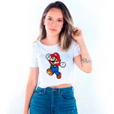 Camiseta Feminina Super Mario
