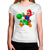 Camiseta Feminina Super Mario
