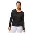 Camiseta Feminina T-shirt Manga Longa Nirvana Mizuno