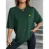 Camiseta Feminina T-shirt Oversized Estampa Patinho Algodão