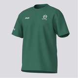 Camiseta Fila Comfort Selo Rio Open 25 Verde