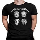 Camiseta Filosofia Metafisica Metallica Camisa Geek Tamanho:m;cor:preto