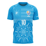 Camiseta Filtro Uv Uruguai Sol Dourado Copa Torcedor