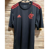Camiseta Flamengo Iii Preta 2015 - Adulto - P