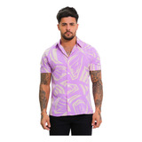 Camiseta Floral Masculina Camisa