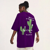 Camiseta Flores Espinhos Macio