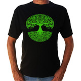 Camiseta Fluorescente Arvore Da