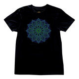 Camiseta Fluorescente Psicodelica Lotus