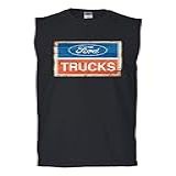 Camiseta Ford Trucks Old Sign Muscle Licenciada Ford Built Tough, Preto, M