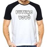 Camiseta Futuro Vovô Camisa Avô Presente Surpresa Vô Cor:preto Com Cinza;tamanho:gg