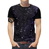 Camiseta Galaxia Masculina Espaco