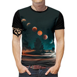 Camiseta Galaxia Planeta Masculina