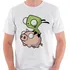 Camiseta Gir Porco Invasor Zim Desenho Camisa Blusa