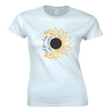 Camiseta Girassol feminina baby