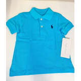 Camiseta Gola Polo Azul Claro Polo Ralph Lauren Promoção