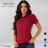 Camiseta Gola Polo Básica Em Algodão Luxo Social Uniforme