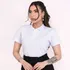 Camiseta Gola Polo Feminina Malha 100% Algodão Moda Trabalho