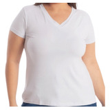 Camiseta Gola V Feminina