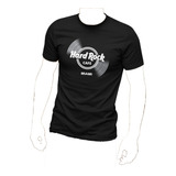 Camiseta Hard Rock Café Miami Disco Vinil Lp 100%algodão