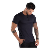 Camiseta Henley Masculina Kooks