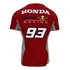 Camiseta Honda Vermelha 100% Algodão Moto Gp
