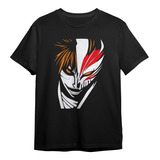 Camiseta Ichigo Kurosaki V3 Bleach Blusa Camisa Anime Geek