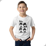 Camiseta Infantil 100% Algodão The Beatles 3 Paul Mccartney