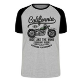 Camiseta Infantil Até Plus Size Harley Califórnia Moto Eua