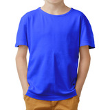 Camiseta Infantil Azul Royal