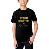 Camiseta Infantil Banda Rock