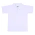 Camiseta Infantil Básica Gola Polo Branca