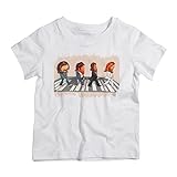 Camiseta Infantil Branca Beatles