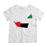 Camiseta Infantil Branca Emirados
