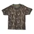 Camiseta Infantil Camuflada Manga Curta Camisa Exército