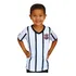 Camiseta Infantil Corinthians Branca Listras Oficial
