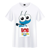 Camiseta Infantil Desenho Bob Zoom 100  Algodão Premium