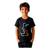 Camiseta Infantil Desenho Mickey