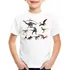 Camiseta Infantil Dinossauro Tipos De Dino T-rex Camisa